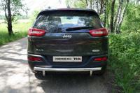 Jeep Cherokee (14–) Защита задняя (центральная) 60,3/42,4 мм (Sport, Longitude, Limited)